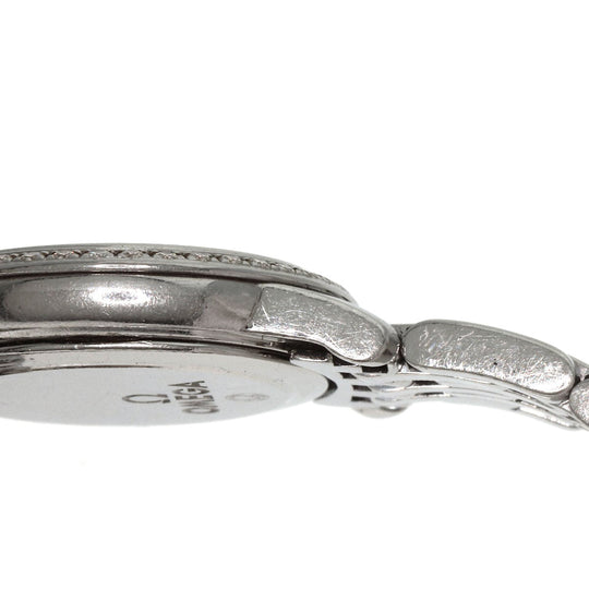 OMEGA Watches Quartz 4575.75 Stainless Steel, Stainless Steel, Diamond Silver De Ville Prestige Diamond White shell dial Women Used Authentic