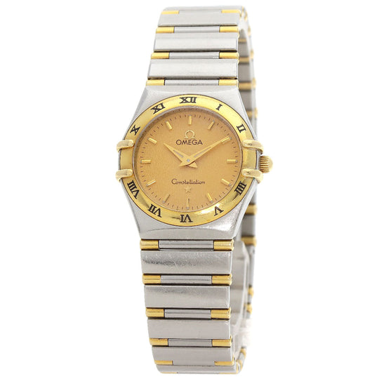 OMEGA Watches Quartz 1262.10 Stainless Steel , SSxK18YG gold Omega Constellation gold dial Women Used Authentic