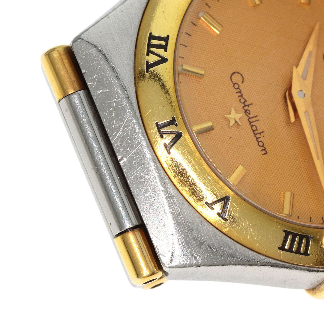 OMEGA Watches Quartz 1262.10 Stainless Steel , SSxK18YG gold Omega Constellation gold dial Women Used Authentic