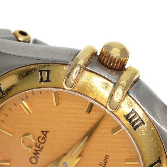 OMEGA Watches Quartz 1262.10 Stainless Steel , SSxK18YG gold Omega Constellation gold dial Women Used Authentic