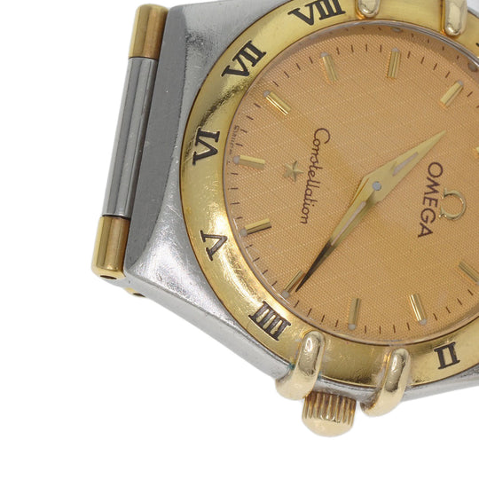 OMEGA Watches Quartz 1262.10 Stainless Steel , SSxK18YG gold Omega Constellation gold dial Women Used Authentic