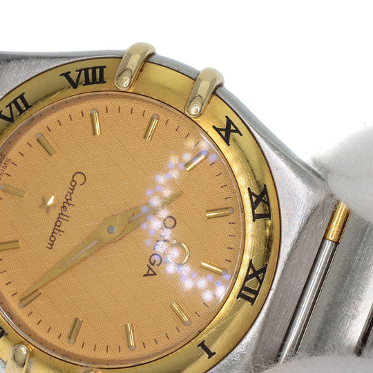 OMEGA Watches Quartz 1262.10 Stainless Steel , SSxK18YG gold Omega Constellation gold dial Women Used Authentic