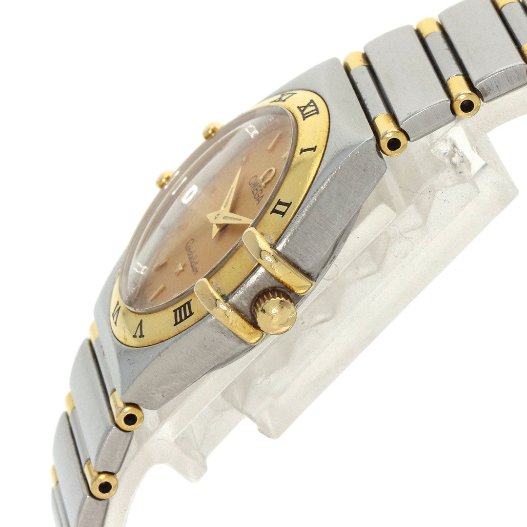 OMEGA Watches Quartz 1262.10 Stainless Steel , SSxK18YG gold Omega Constellation gold dial Women Used Authentic