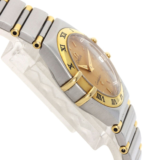 OMEGA Watches Quartz 1262.10 Stainless Steel , SSxK18YG gold Omega Constellation gold dial Women Used Authentic