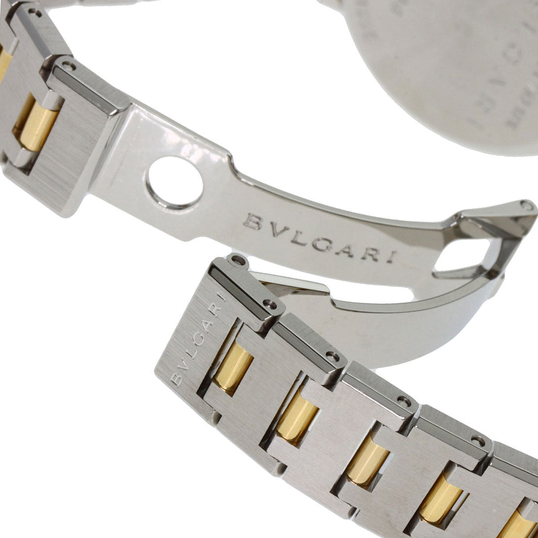 BVLGARI Watches Quartz BB26SGD Stainless Steel , SSxK18YG Silver Bulgari Bulgari black dial Women Used Authentic