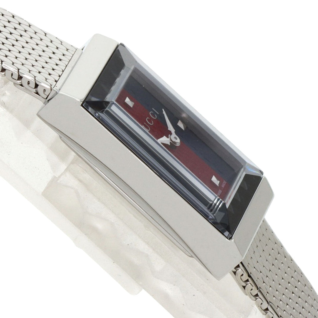 GUCCI Watches Quartz YA147.51 Stainless Steel , Stainless Steel Silver G frame Green x red x blue dial Women Used Authentic