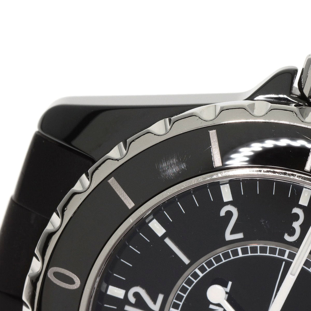 CHANEL Watches Mechanical Automatic H0684 Ceramic, Rubber black J12 1.5" black dial mens Used Authentic