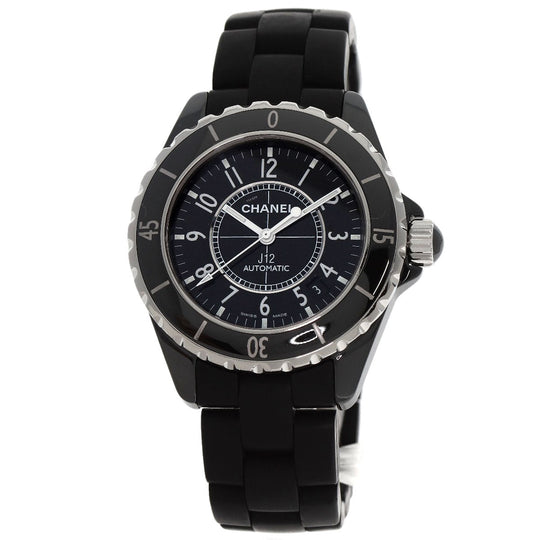 CHANEL Watches Mechanical Automatic H0684 Ceramic, Rubber black J12 1.5" black dial mens Used Authentic