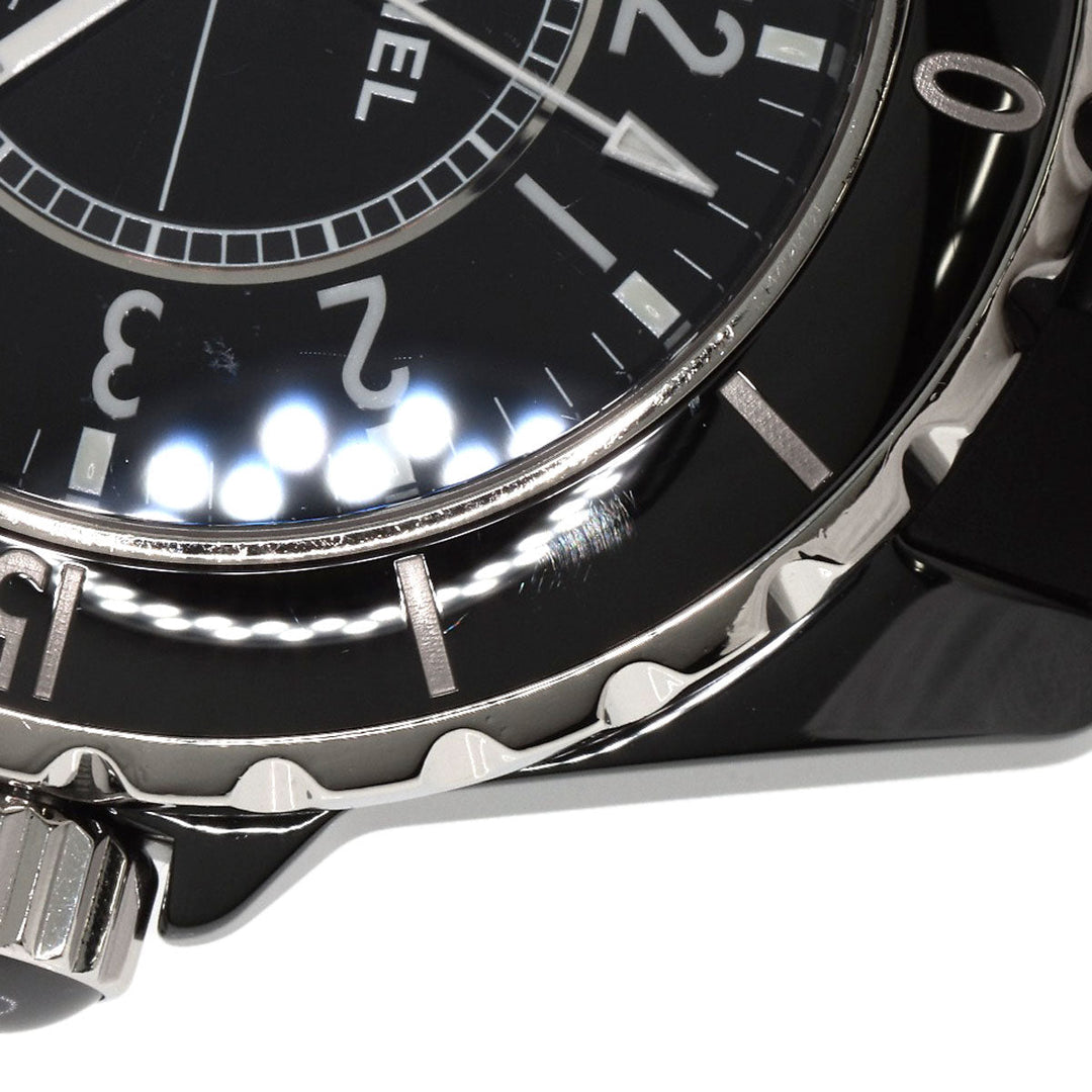 CHANEL Watches Mechanical Automatic H0684 Ceramic, Rubber black J12 1.5" black dial mens Used Authentic