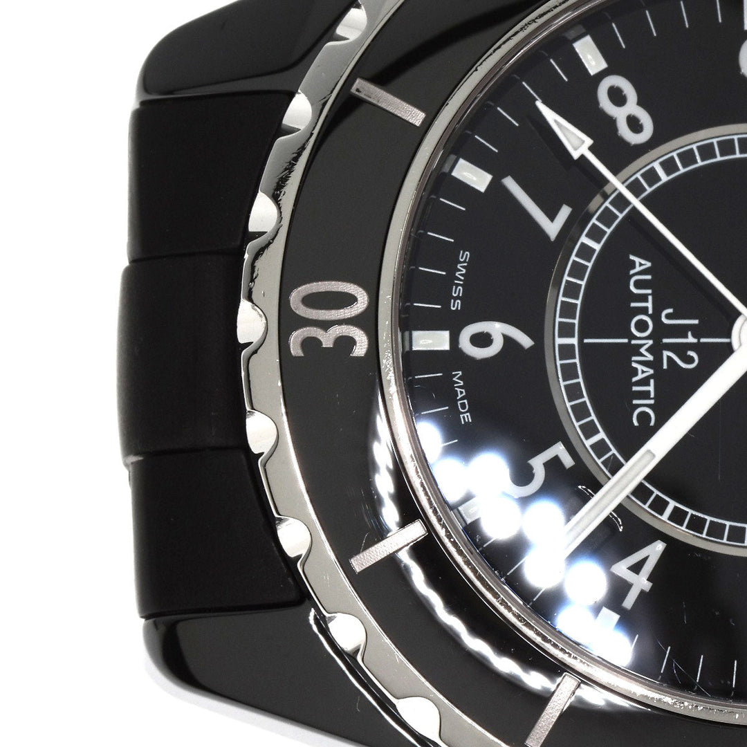 CHANEL Watches Mechanical Automatic H0684 Ceramic, Rubber black J12 1.5" black dial mens Used Authentic