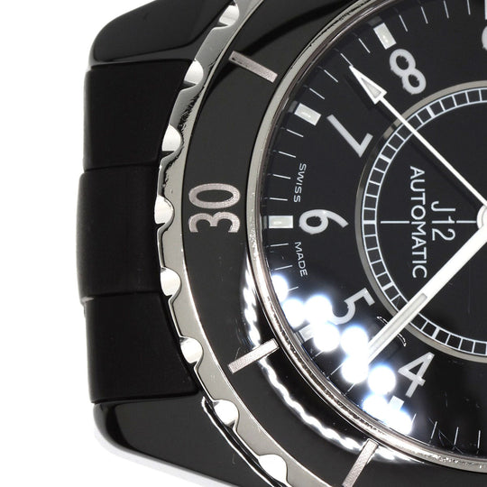 CHANEL Watches Mechanical Automatic H0684 Ceramic, Rubber black J12 1.5" black dial mens Used Authentic