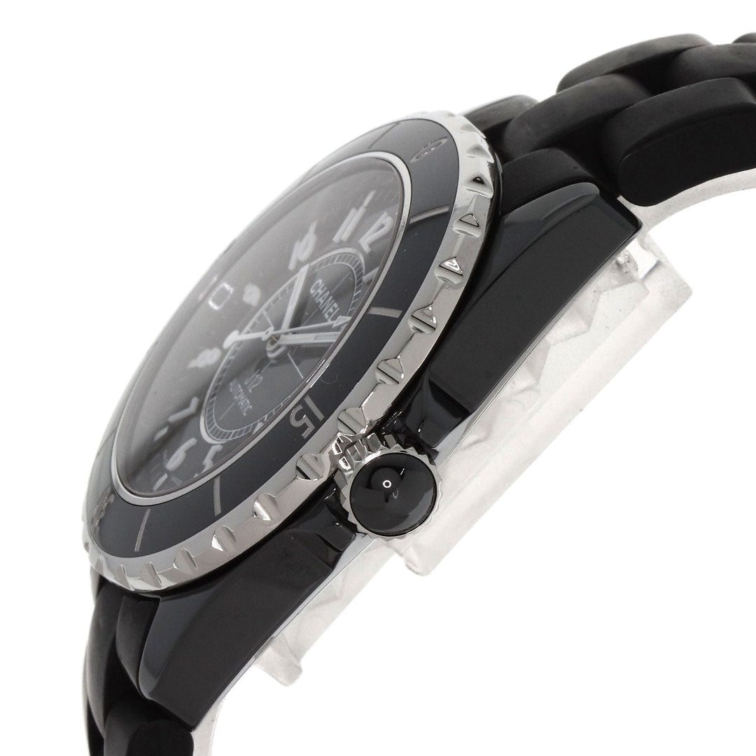 CHANEL Watches Mechanical Automatic H0684 Ceramic, Rubber black J12 1.5" black dial mens Used Authentic