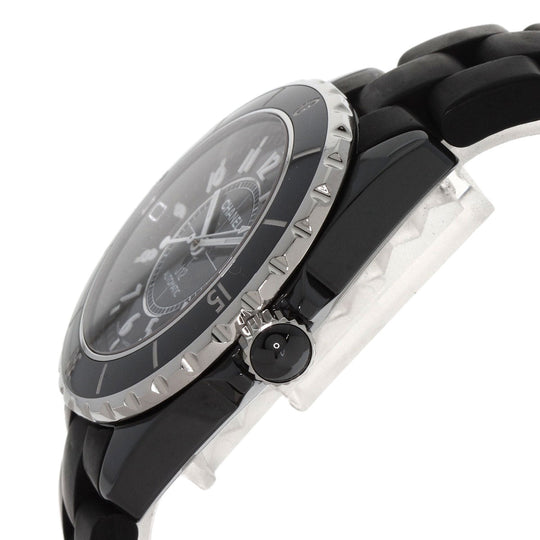 CHANEL Watches Mechanical Automatic H0684 Ceramic, Rubber black J12 1.5" black dial mens Used Authentic