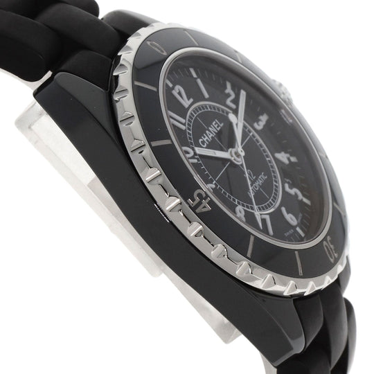 CHANEL Watches Mechanical Automatic H0684 Ceramic, Rubber black J12 1.5" black dial mens Used Authentic