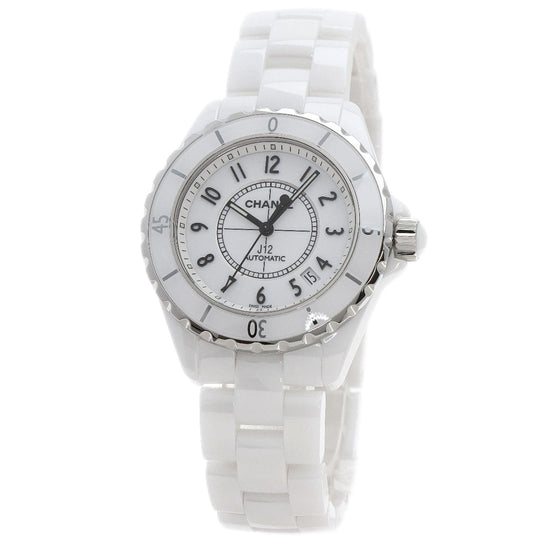 CHANEL Watches Mechanical Automatic H0970 Ceramic, Ceramic white J12 1.5" White Ceramic white dial mens Used Authentic