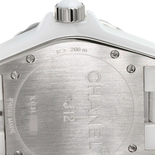 CHANEL Watches Mechanical Automatic H0970 Ceramic, Ceramic white J12 1.5" White Ceramic white dial mens Used Authentic