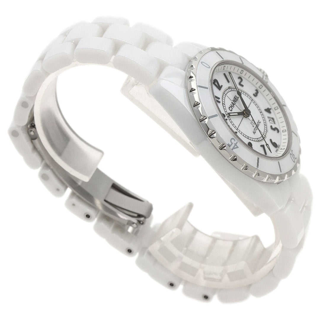 CHANEL Watches Mechanical Automatic H0970 Ceramic, Ceramic white J12 1.5" White Ceramic white dial mens Used Authentic