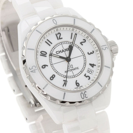 CHANEL Watches Mechanical Automatic H0970 Ceramic, Ceramic white J12 1.5" White Ceramic white dial mens Used Authentic