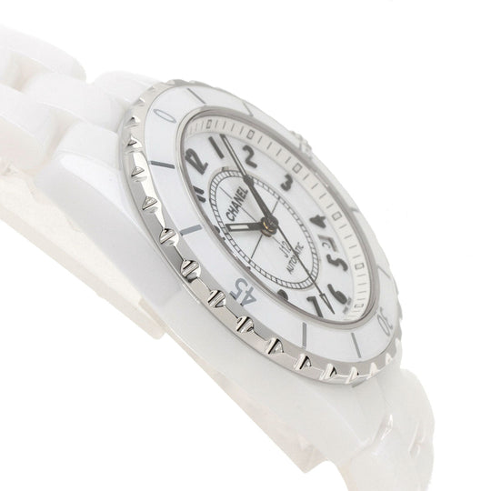 CHANEL Watches Mechanical Automatic H0970 Ceramic, Ceramic white J12 1.5" White Ceramic white dial mens Used Authentic