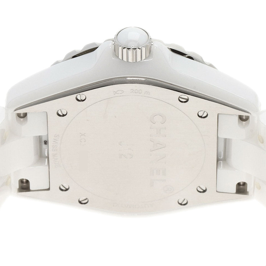 CHANEL Watches Mechanical Automatic H0970 Ceramic, Ceramic white J12 1.5" White Ceramic white dial mens Used Authentic