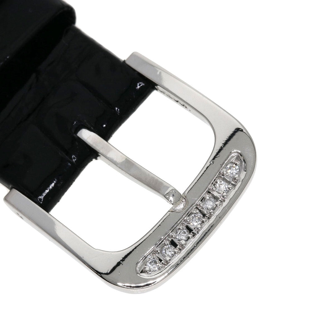 SEIKO Watches Quartz GBAD011 8N70-6120 PT900, leather Silver CREDOR Diamond Silver dial mens Used Authentic