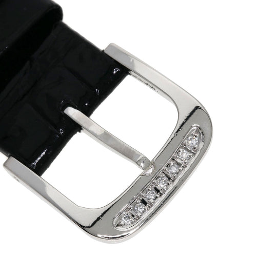 SEIKO Watches Quartz GBAD011 8N70-6120 PT900, leather Silver CREDOR Diamond Silver dial mens Used Authentic