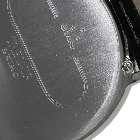 SEIKO Watches Quartz GBAD011 8N70-6120 PT900, leather Silver CREDOR Diamond Silver dial mens Used Authentic