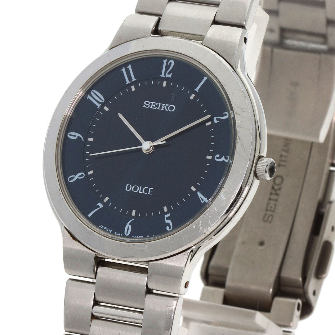 SEIKO Watches Quartz SACM097 8J41-6190 Stainless Steel Silver Dolce blue dial