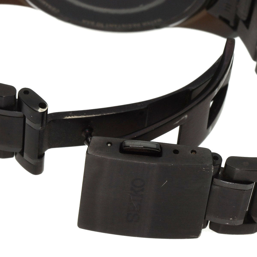 SEIKO Watches Solar Powered 8X53-0AB0-2 SBXB075 Titanium, Titanium black Astron black dial mens Used Authentic