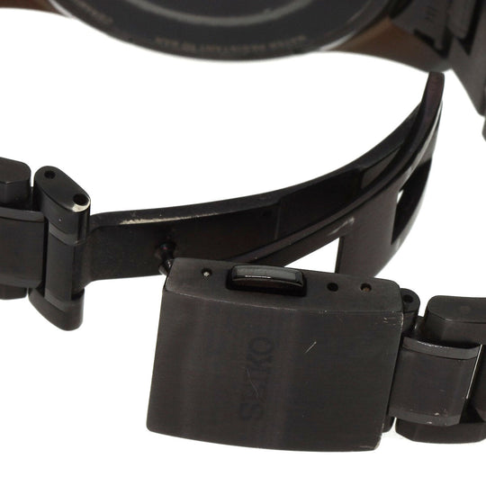 SEIKO Watches Solar Powered 8X53-0AB0-2 SBXB075 Titanium, Titanium black Astron black dial mens Used Authentic