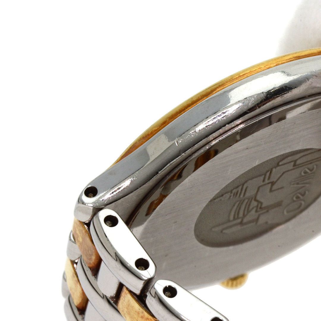 OMEGA Watches Quartz Stainless Steel, Combination gold De Ville symbol gold dial mens Used Authentic