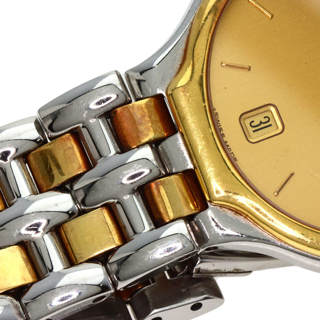 OMEGA Watches Quartz Stainless Steel, Combination gold De Ville symbol gold dial mens Used Authentic