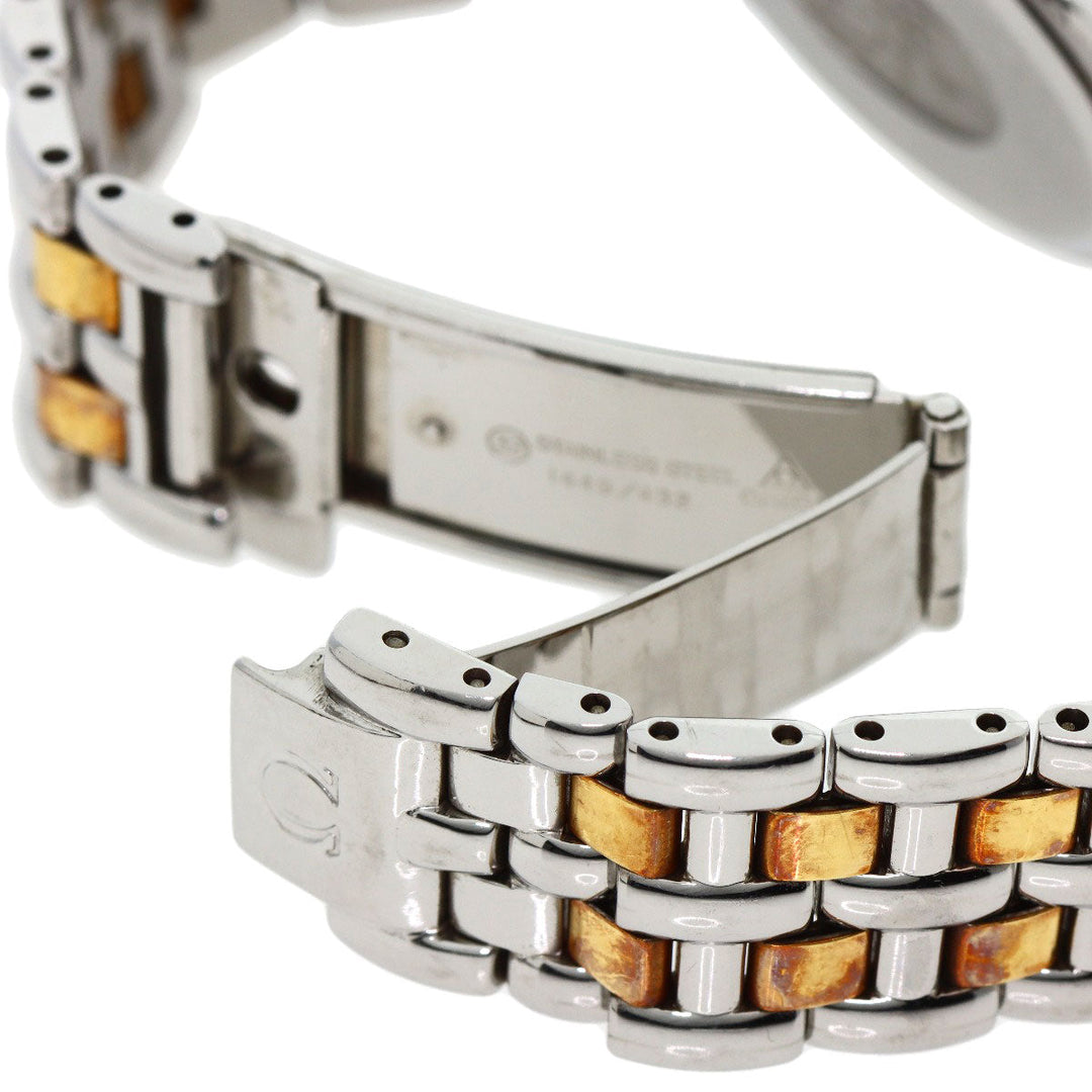 OMEGA Watches Quartz Stainless Steel, Combination gold De Ville symbol gold dial mens Used Authentic