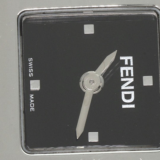 FENDI Watches Quartz 5400L Stainless Steel , Stainless Steel Silver secret black dial Women Used Authentic