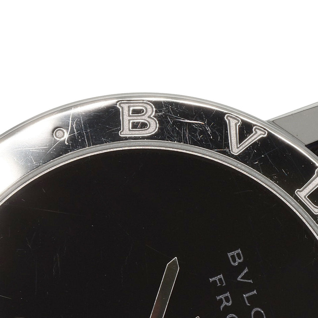 BVLGARI Watches Mechanical Automatic BB41S Stainless Steel, Nylon Silver bulgari bulgari fragment black dial mens Used Authentic