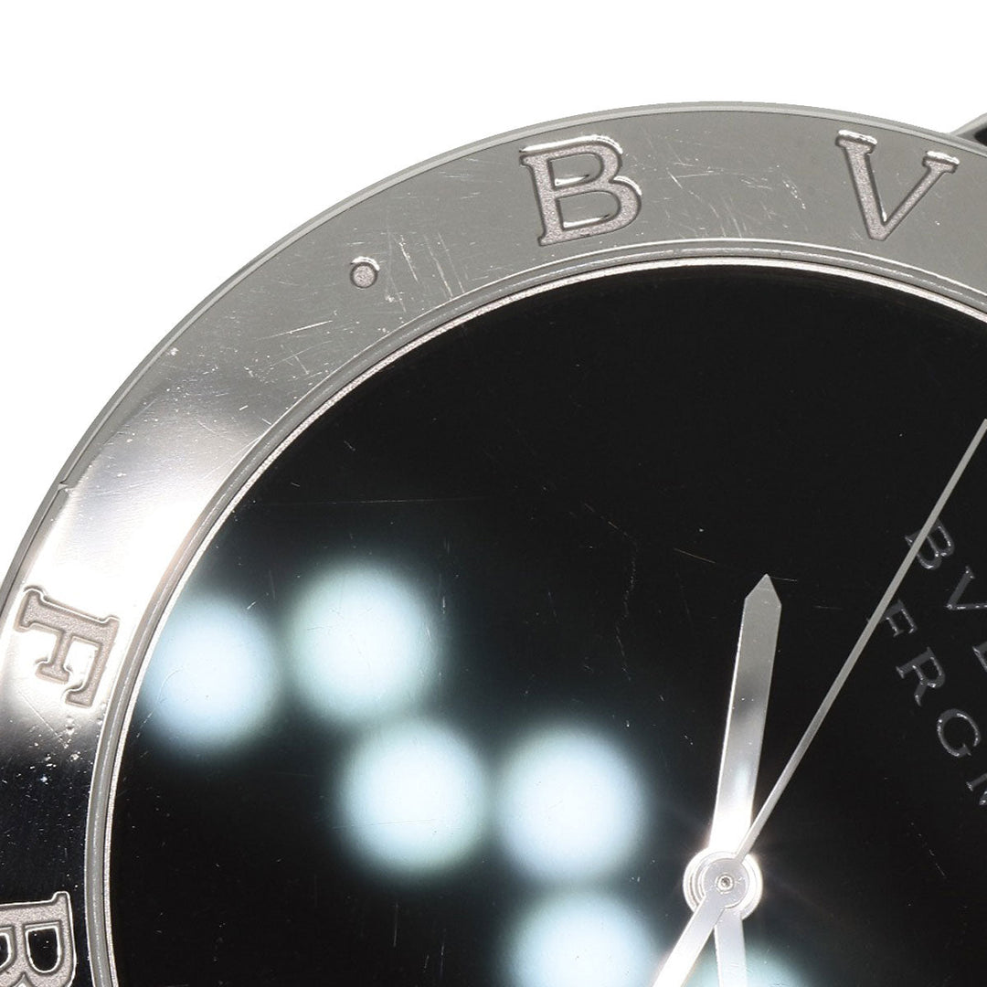 BVLGARI Watches Mechanical Automatic BB41S Stainless Steel, Nylon Silver bulgari bulgari fragment black dial mens Used Authentic