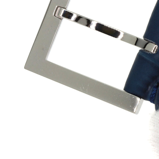 FENDI Watches Quartz 60500G Stainless Steel Silver Quadro blue dial