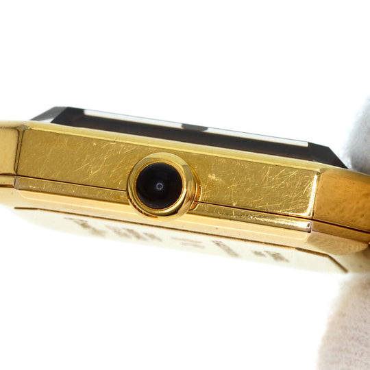 CHANEL Watches Quartz H0001 Gold Plated, GPx Leather gold Premiere L black dial Women Used Authentic