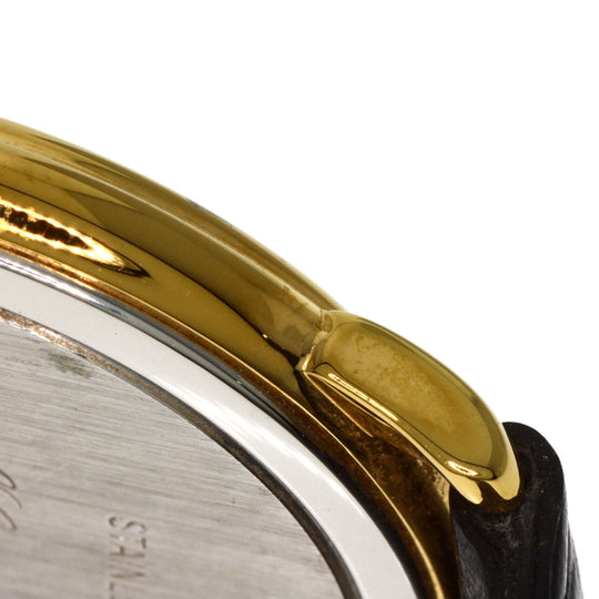 LONGINES Watches Quartz L4.677.2 Gold Plated, Leather gold Grand classic white dial mens Used Authentic