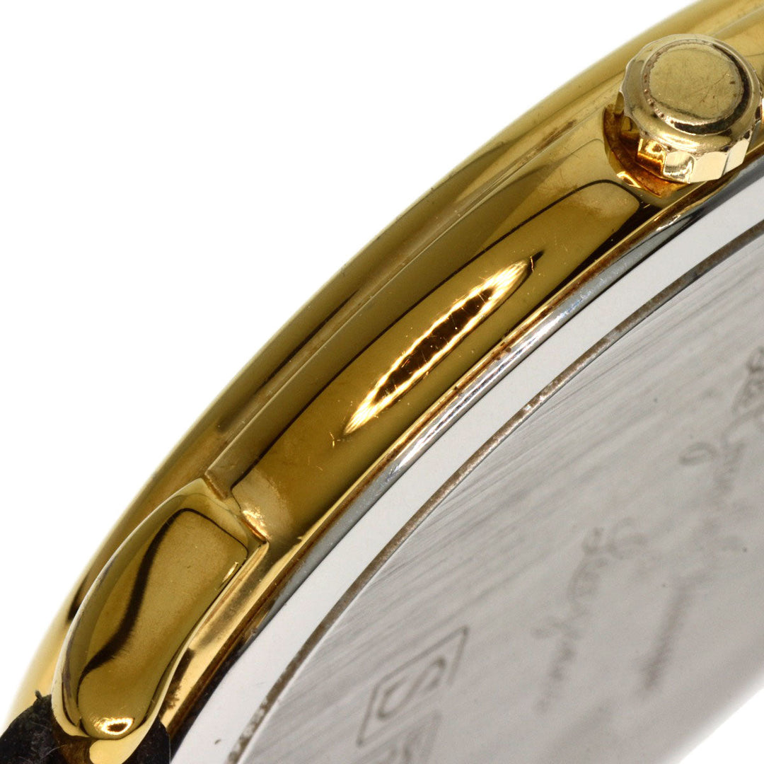 LONGINES Watches Quartz L4.677.2 Gold Plated, Leather gold Grand classic white dial mens Used Authentic