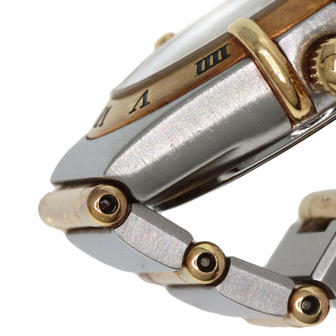 OMEGA Watches Quartz 1262.70 Stainless Steel , SSxK8YG gold Constellation Mini White shell dial Women Used Authentic