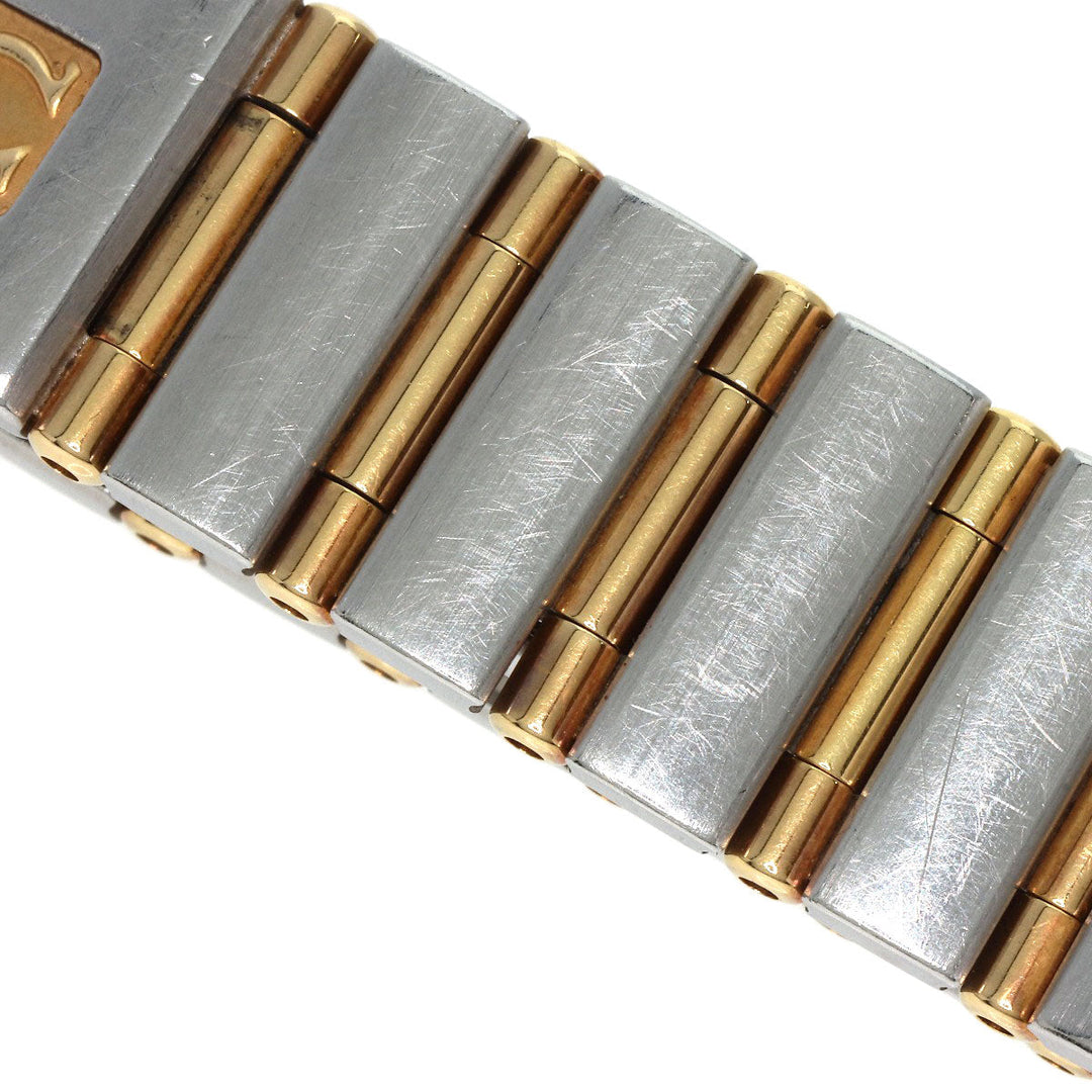OMEGA Watches Quartz 1262.70 Stainless Steel , SSxK8YG gold Constellation Mini White shell dial Women Used Authentic