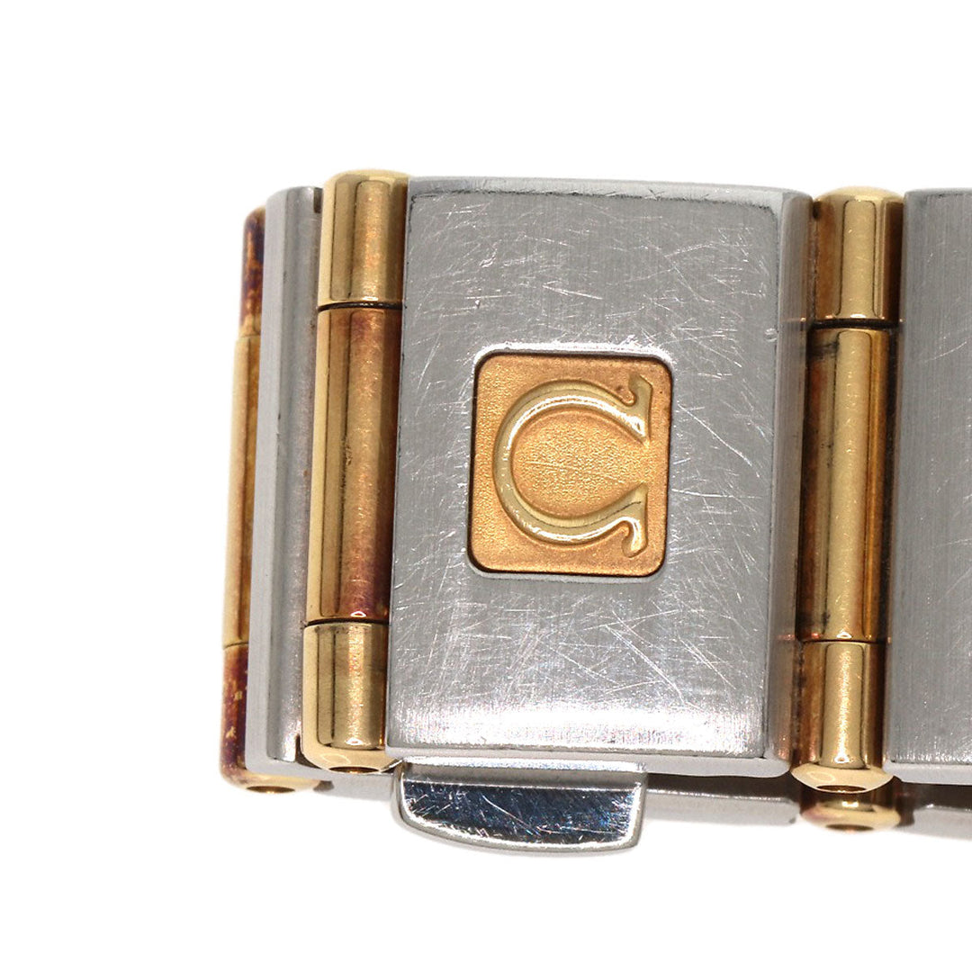 OMEGA Watches Quartz 1262.70 Stainless Steel , SSxK8YG gold Constellation Mini White shell dial Women Used Authentic