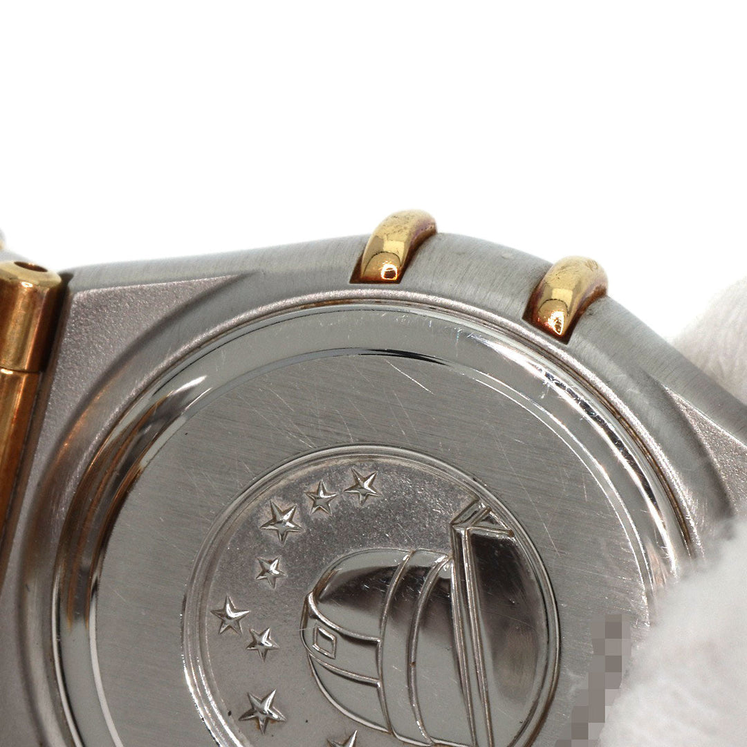 OMEGA Watches Quartz 1262.70 Stainless Steel , SSxK8YG gold Constellation Mini White shell dial Women Used Authentic