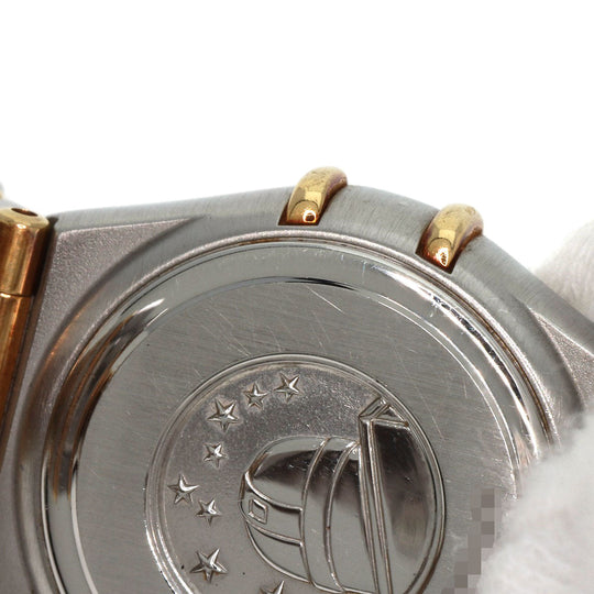 OMEGA Watches Quartz 1262.70 Stainless Steel , SSxK8YG gold Constellation Mini White shell dial Women Used Authentic