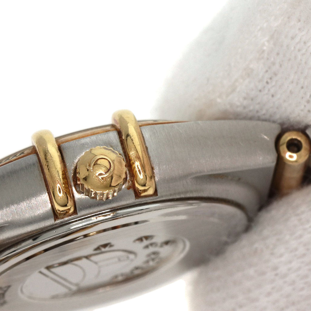 OMEGA Watches Quartz 1262.70 Stainless Steel , SSxK8YG gold Constellation Mini White shell dial Women Used Authentic