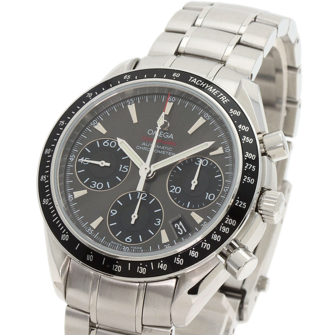 OMEGA Watches Mechanical Automatic 323.30.40.40.06.001 Stainless Steel , Stainless Steel Silver Speedmaster Date Silver dial mens Used Authentic