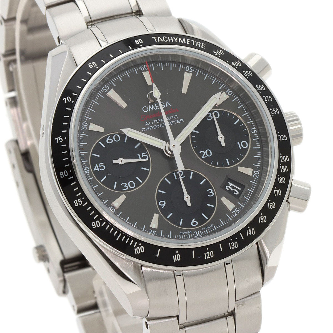OMEGA Watches Mechanical Automatic 323.30.40.40.06.001 Stainless Steel , Stainless Steel Silver Speedmaster Date Silver dial mens Used Authentic