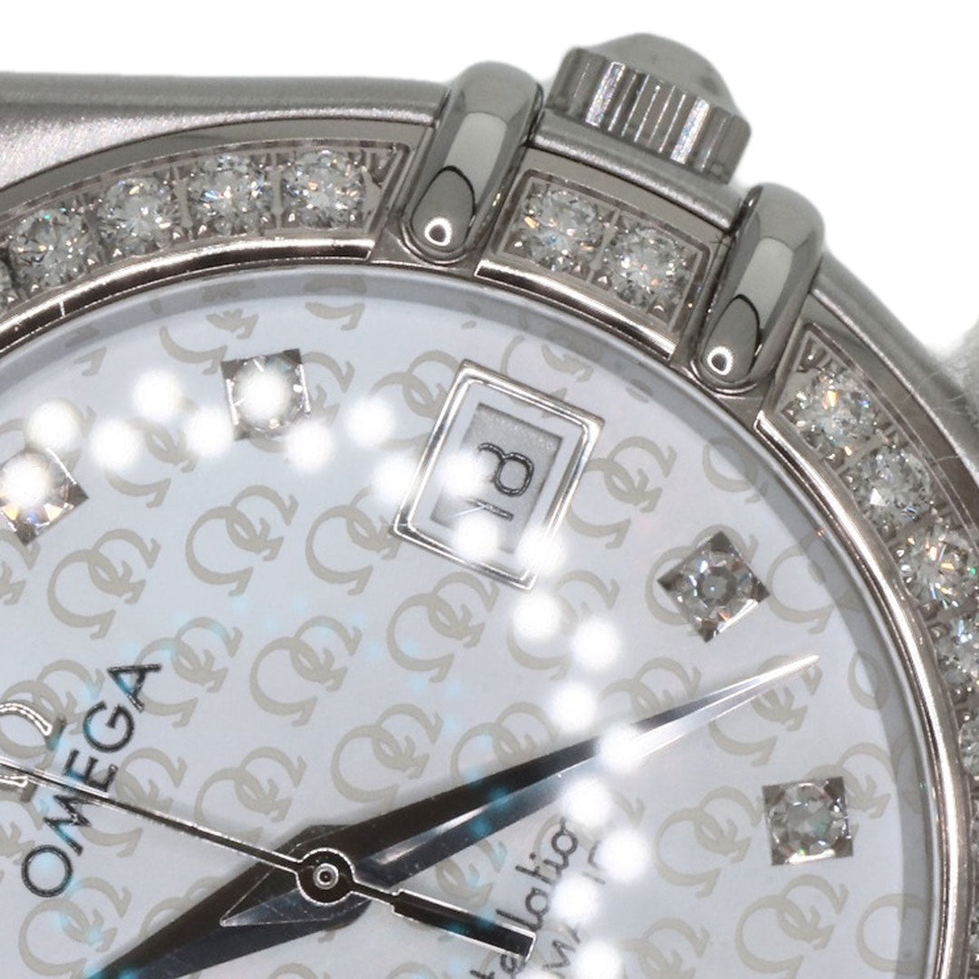 OMEGA Watches Mechanical Automatic 1498.75 Stainless Steel, Stainless Steel, Diamond Silver Constellation 50th Anniversary White shell dial Women Used Authentic