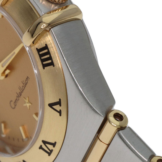 OMEGA Watches Quartz 1262.10 Stainless Steel , Stainless Steel , K18YG gold Constellation Mini Full Bar gold dial Women Used Authentic